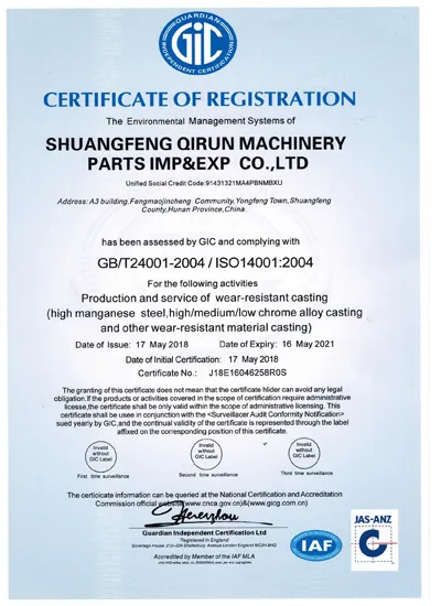 ISO 9001 Certificate