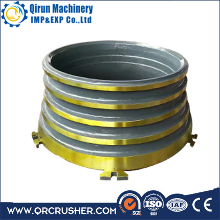 High manganese steel parts Sandvick H4800 cone crusher parts