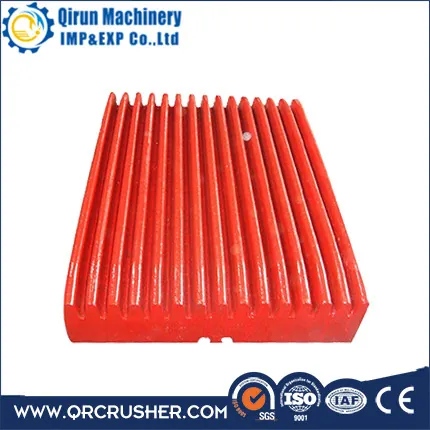 Fixed Jaw Plate and Movable Jaw Plate for Shanbao Sbm Zenith