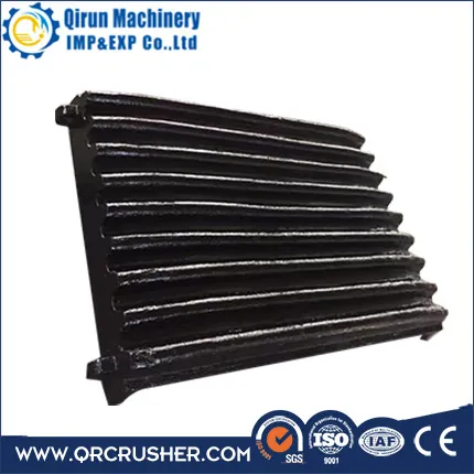 Mn13% Mn18% Casting Jaw Plates for Shanbao PE-500*750