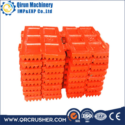 Jaw crusher spare parts movable jaw plate