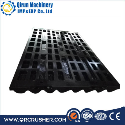 common C100 jaw plate casting steel jaw crusher wear parts