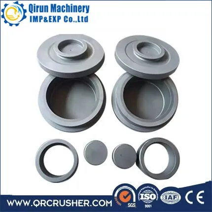Tungsten carbide lab pulverizer grinding bowl